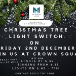 Crown Square Poundbury Christmas Tree Switch On