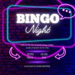 Bingo Night at Luciano’s Dorchester