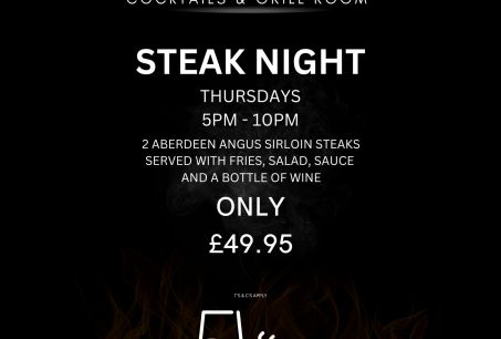 steak night a1 poster (Facebook Post (Square))