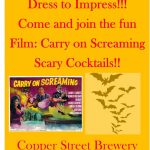Carry on Screaming and scary cocktails!
