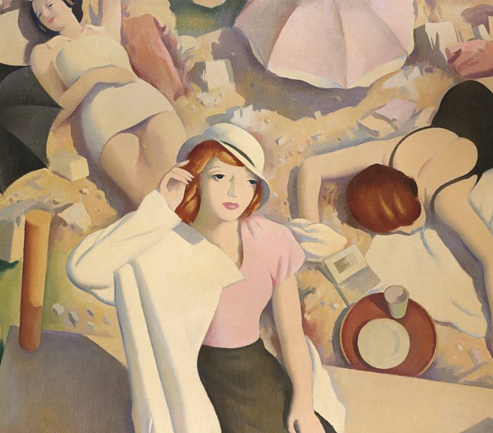 Robert-Duckworth-Greenham-_-On-the-Beach_-1934_-oil-on-canvas_The-Ingram-Collection-©-Estate-of-Robert-Duckworth-Greenham